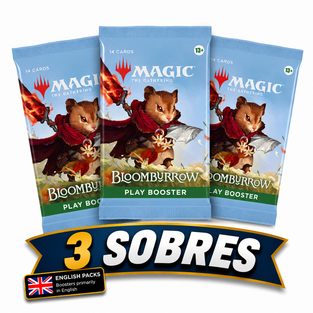 Pack 3 Sobres Bloomburrow (EN)