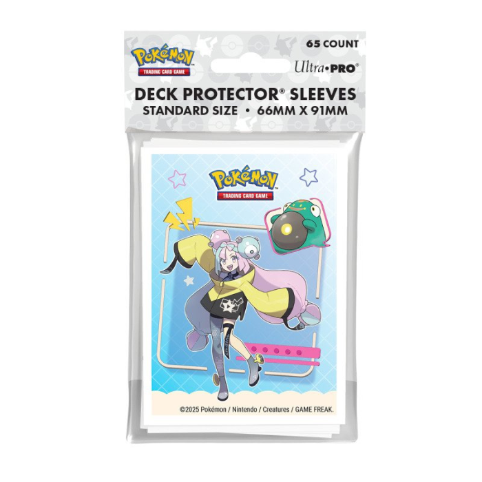 Pokémon Deck Protector Sleeves: Iono & Bellibolt (65 Fundas)