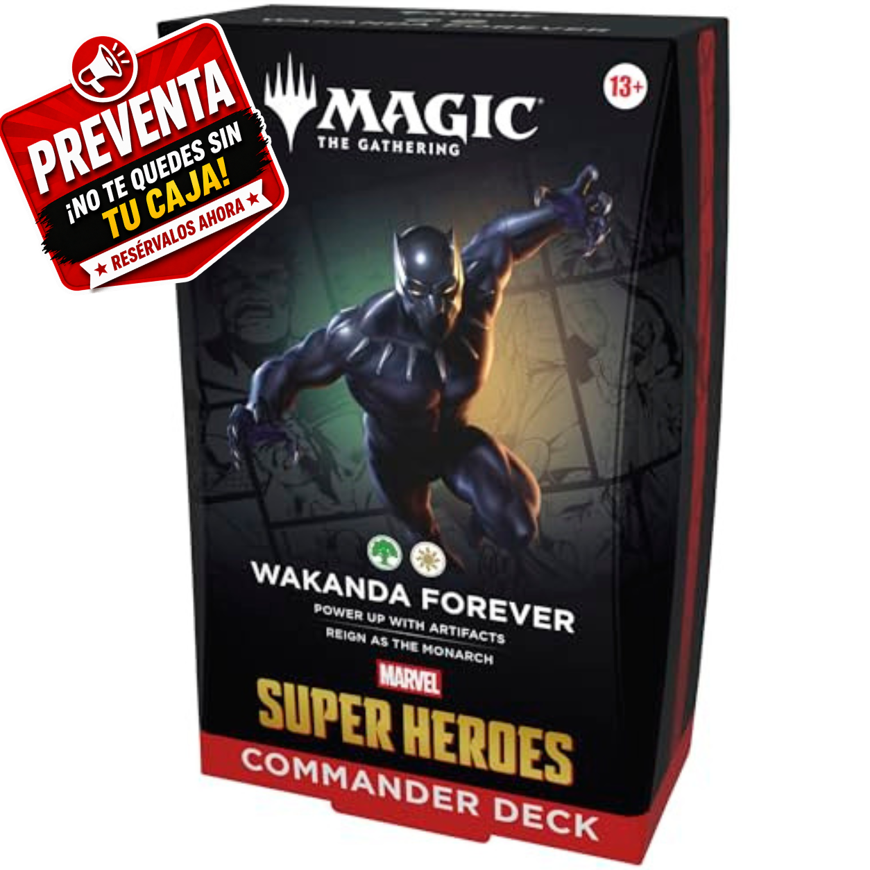 Marvel Super Heroes Commander Deck Wakanda Forever (ES)