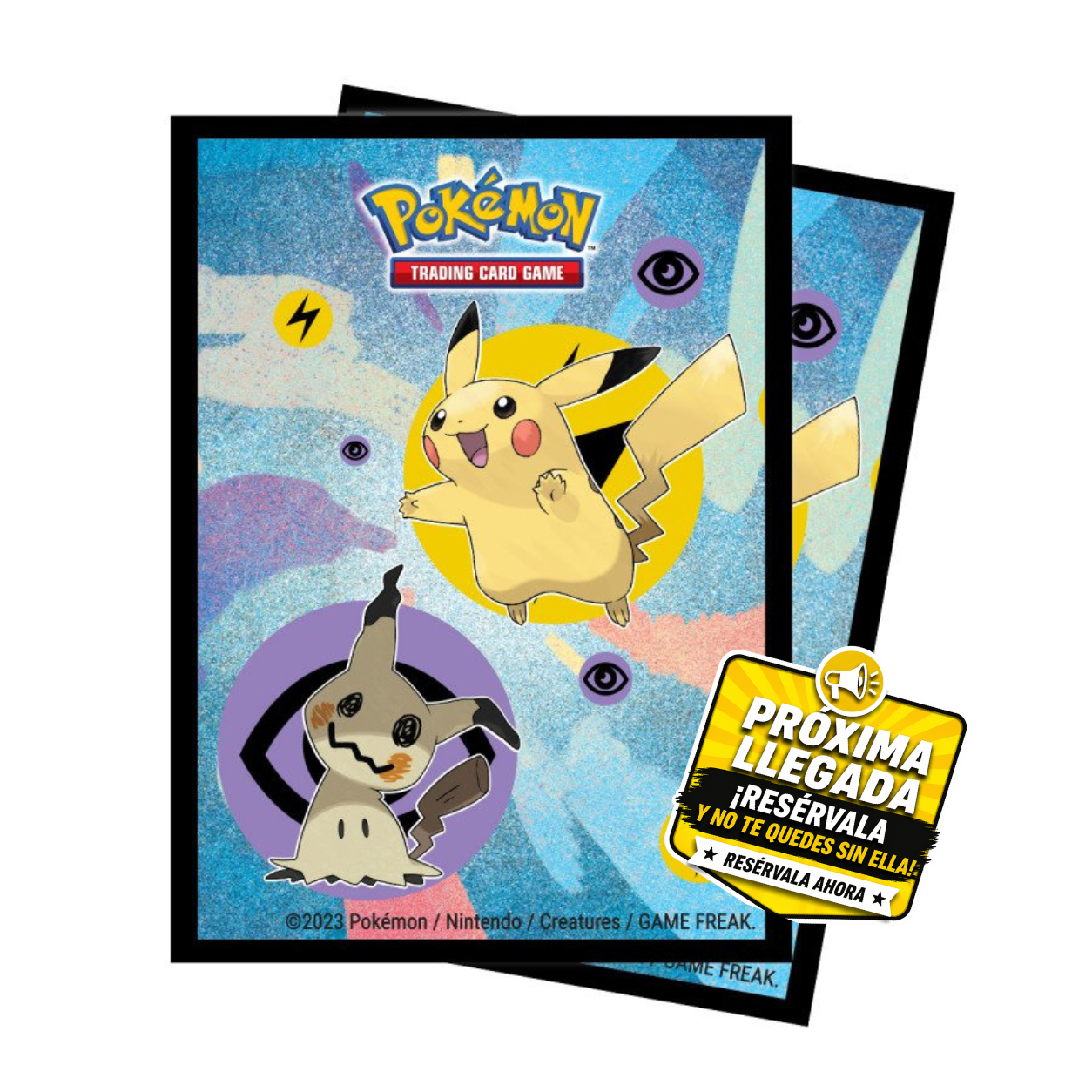 Pokémon Deck Protector Sleeves: Pikachu & Mimikyu (65 Fundas)