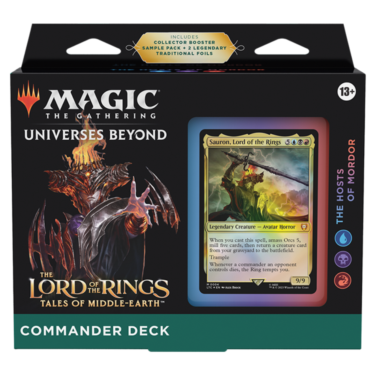 The Lord of the Rings: Tales of Middle-earth Commander Deck – The Hosts of Mordor | Inglés