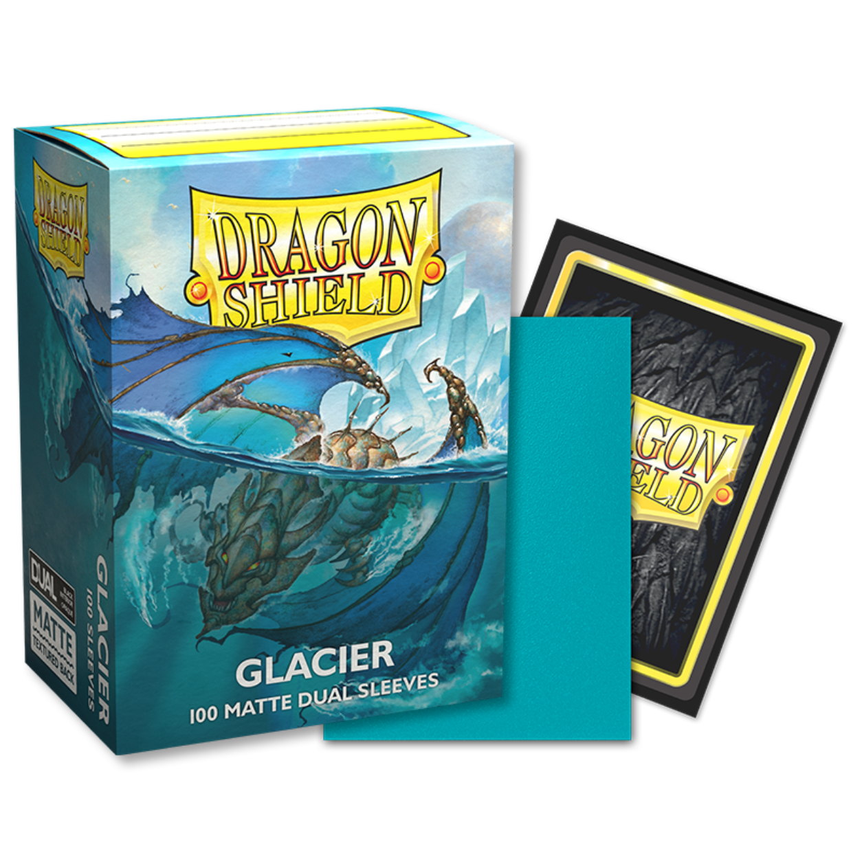 Dragon Shield Dual Matte Sleeves Glacier (100 Fundas) | Standard Size