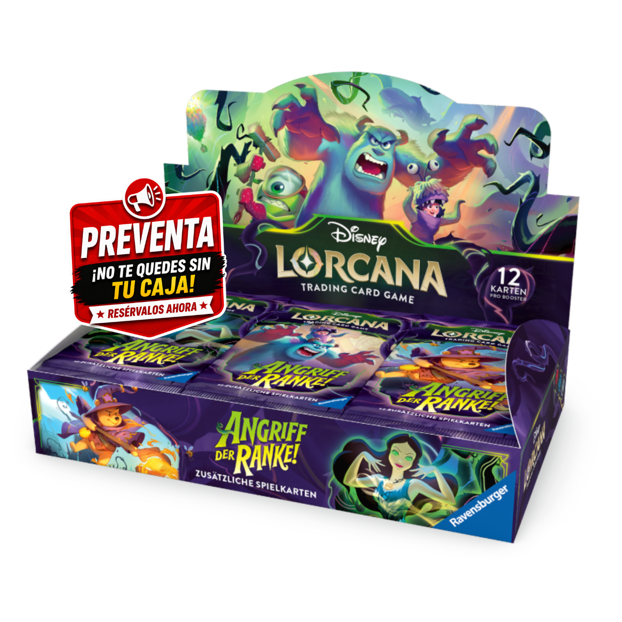 Disney Lorcana: Attack of the Vine! Booster Display (24 Sobres) | Inglés (EN)