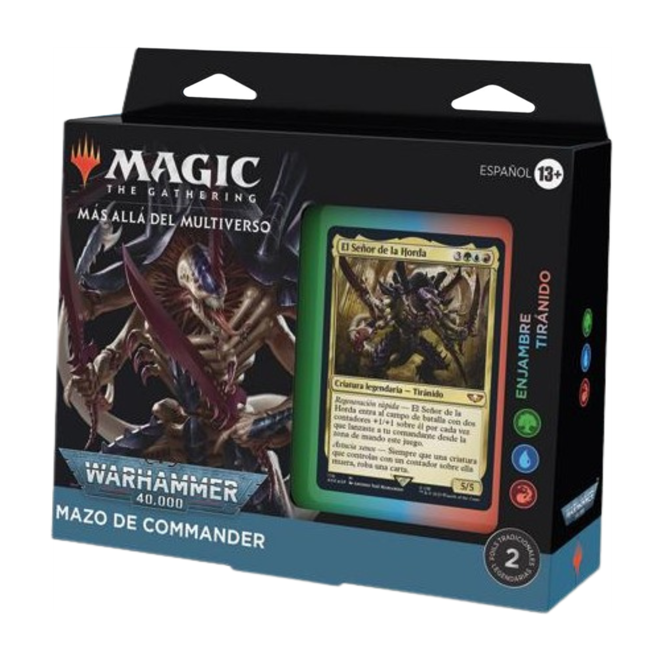 Warhammer 40,000 Commander Deck – Enjambre Tiránido – Español