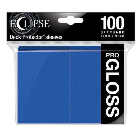 UP – Eclipse Standard Sleeves Pacific Blue Gloss (100 Fundas)