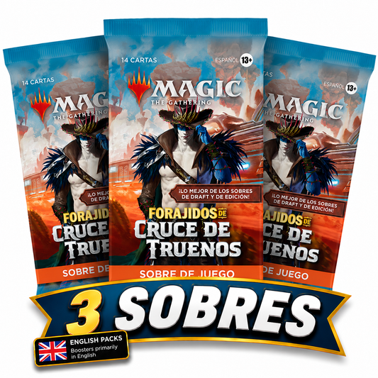 Pack 3 Sobres Forajidos de Cruce de Truenos (EN)