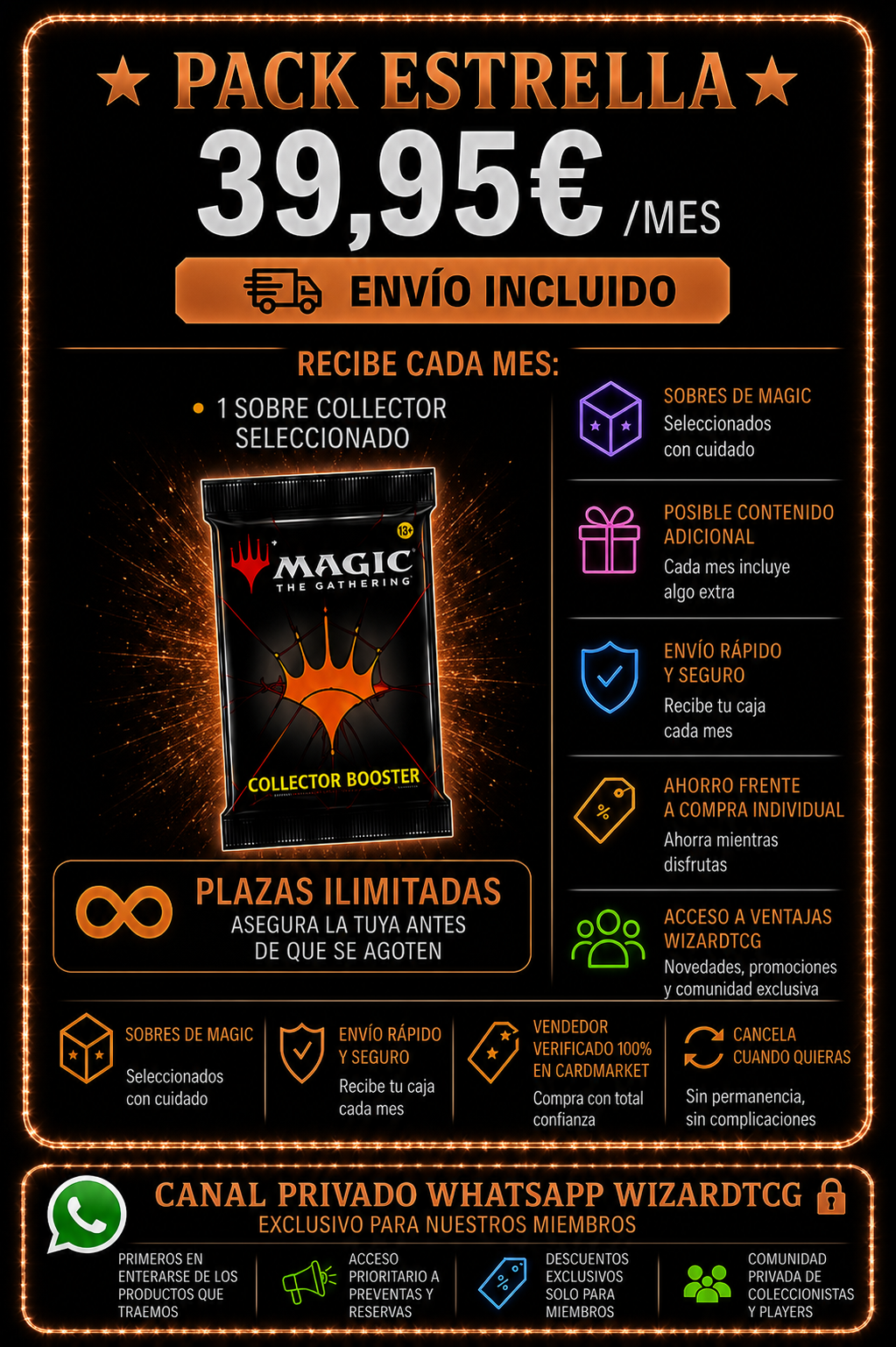 WizardTCG Club – Pack Estrella