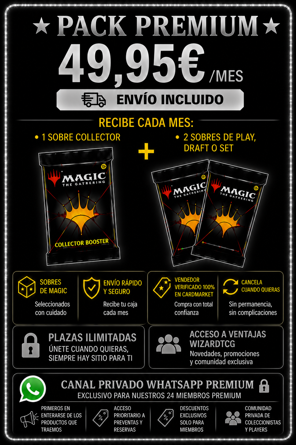 WizardTCG Club – Pack Premium