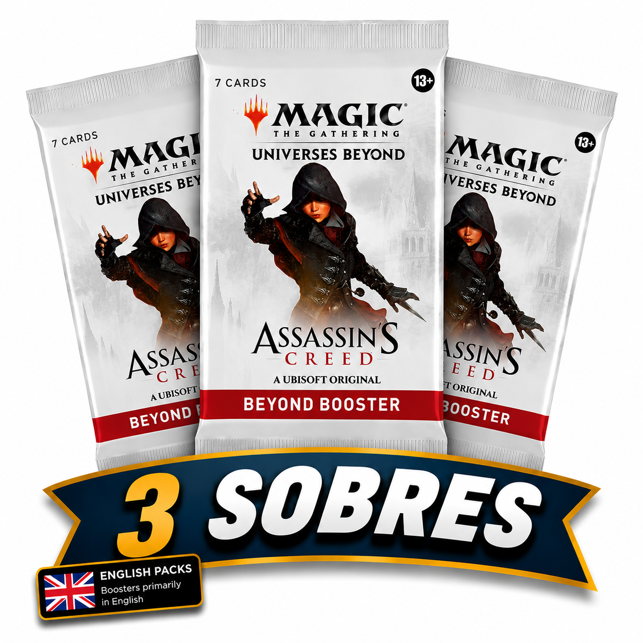 Pack 3 Sobres Assassin’s Creed (EN)