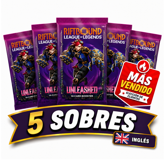 Pack 5 Sobres Riftbound Unleashed (EN)