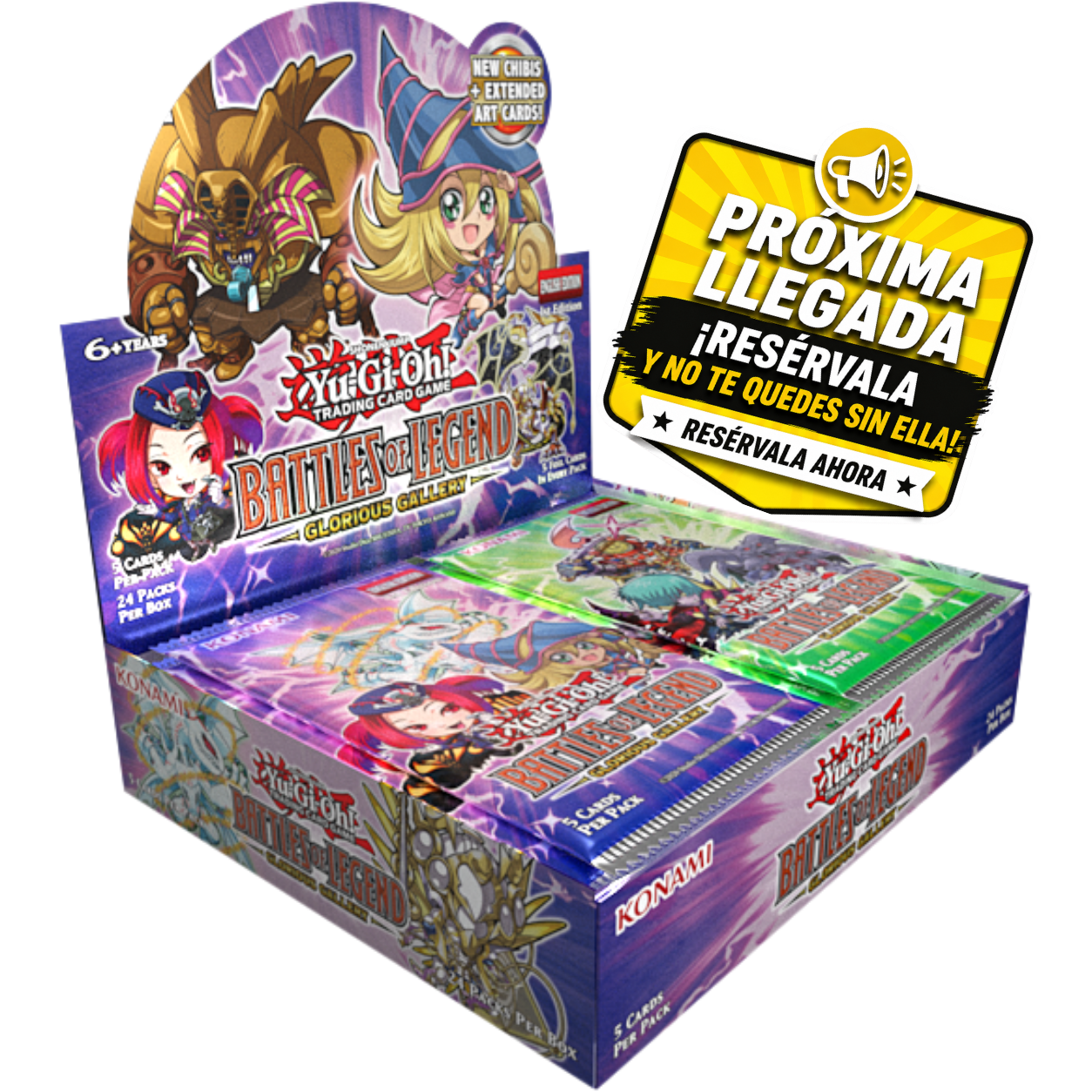 Yu-Gi-Oh! Battles of Legend: Glorious Gallery Booster Box Display (24 Sobres) - EN