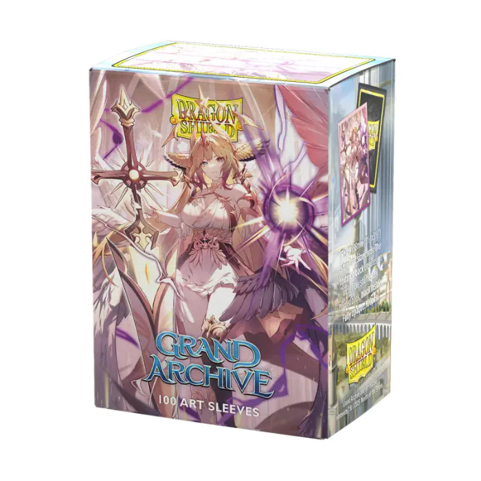 Dragon Shield Dual Art Sleeves: Grand Archive Haniel, Archangel of Spectra Matte (100 Fundas) | Standard Size