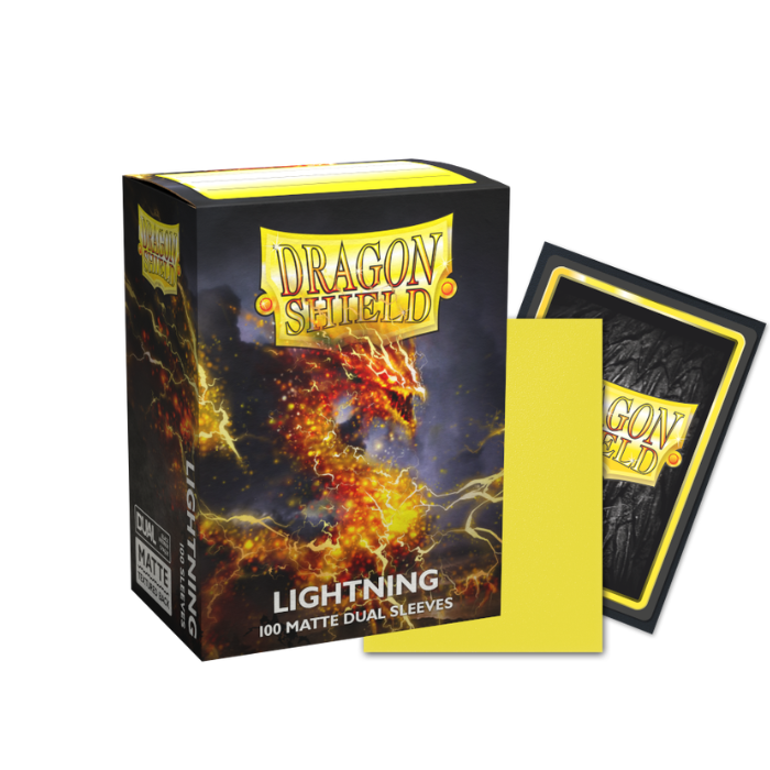 Dragon Shield Dual Matte Lightning Standard Sleeves (100 Fundas)