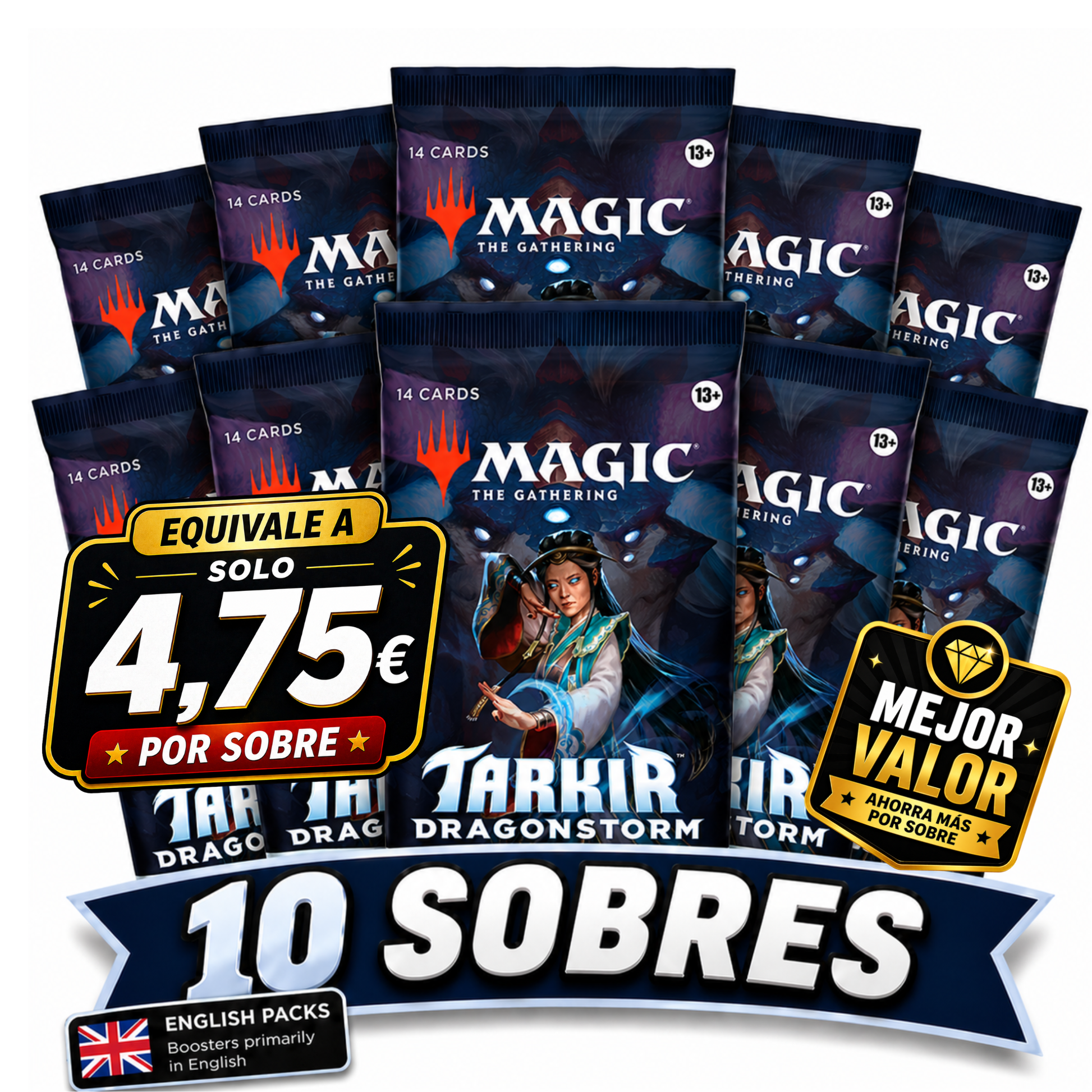 Pack 10 Sobres Tarkir Dragonstorm (10834927419738)
