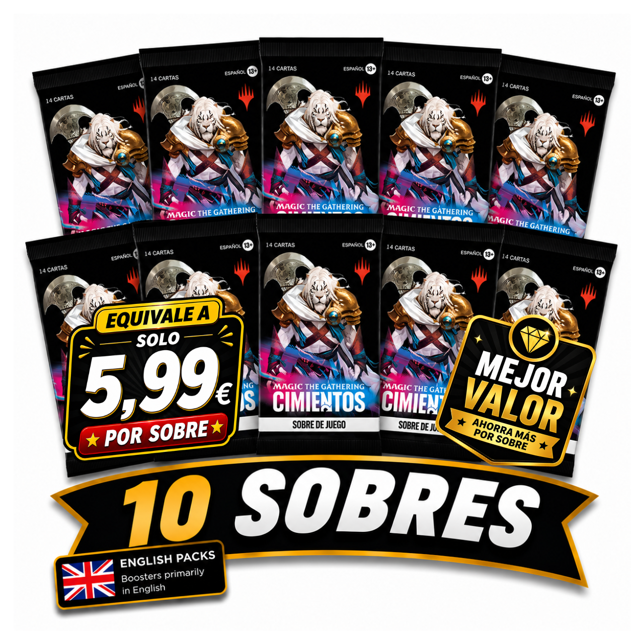 Pack 10 Sobres Foundations (EN)