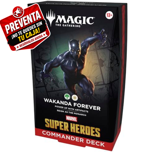 Marvel Super Heroes Commander Deck Wakanda Forever (ES)