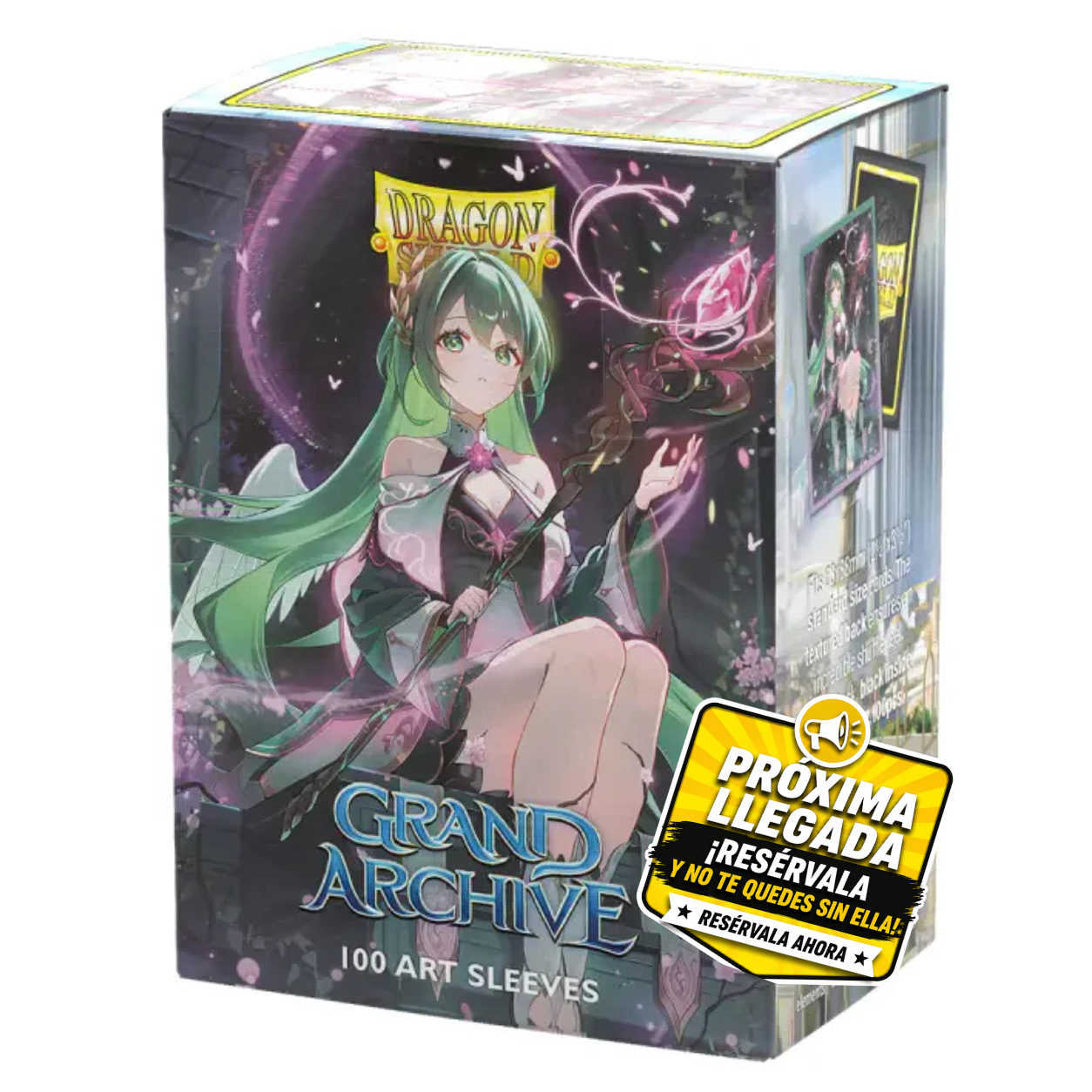 Dragon Shield Dual Art Sleeves: Grand Archive Ariel, Archangel of Natura Matte (100 Fundas) | Standard Size