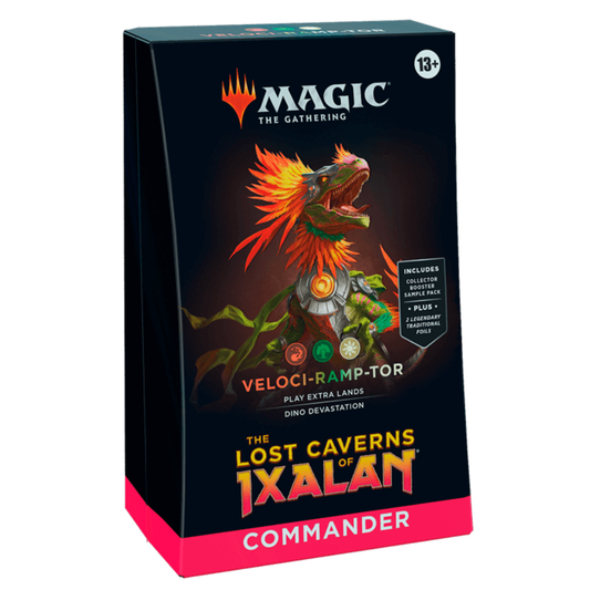 Commander The Lost Caverns of Ixalan: Veloci-Ramp-Tor Deck | Inglés