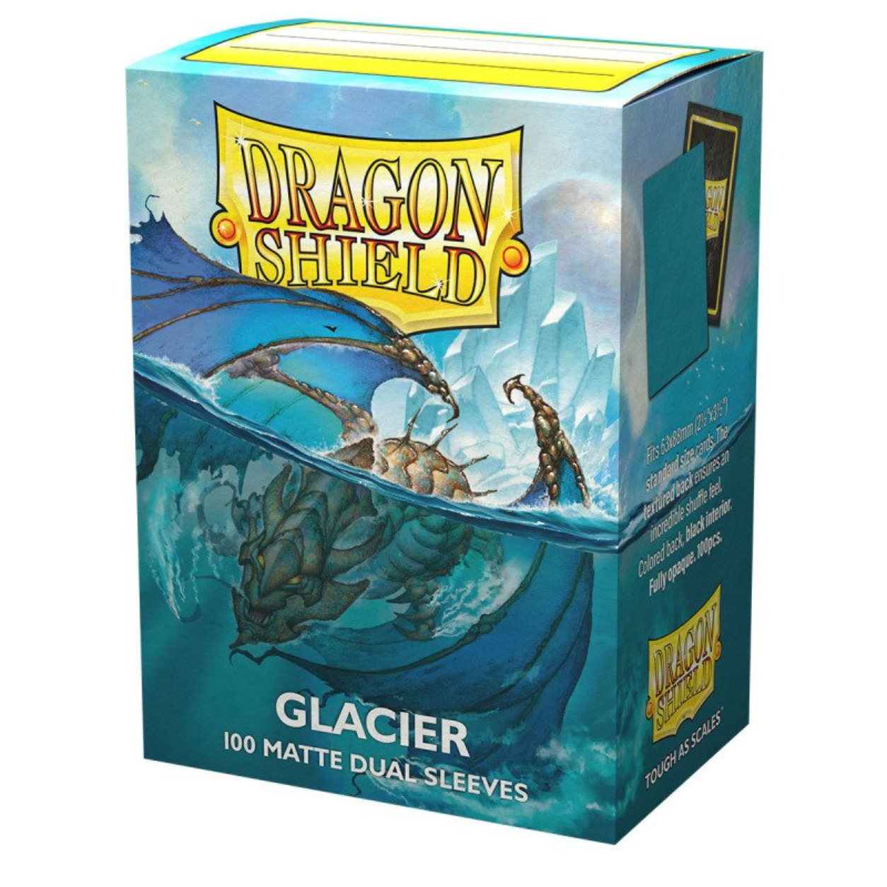 Dragon Shield Dual Matte Sleeves Glacier (100 Fundas) | Standard Size