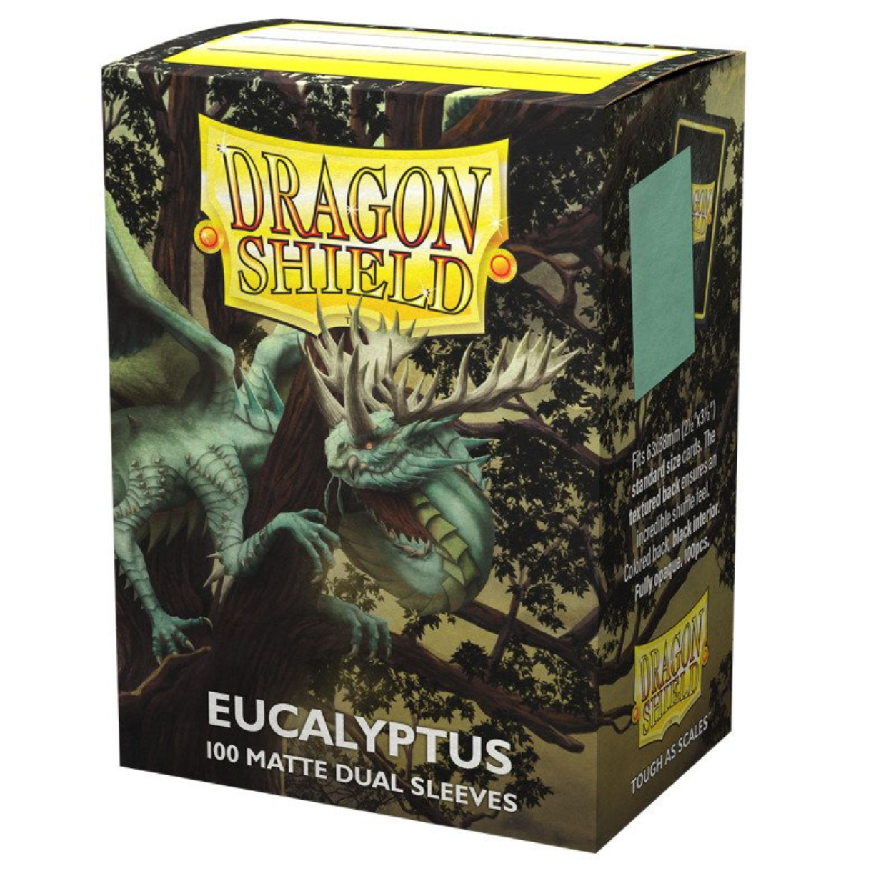 Dragon Shield Dual Matte Sleeves Eucalyptus (100 Fundas) | Standard Size