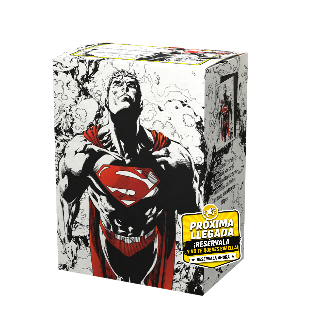 Dragon Shield Standard Licensed Dual Art Sleeves: Superman Core Red/White Variant (100 Sleeves) [Matte]