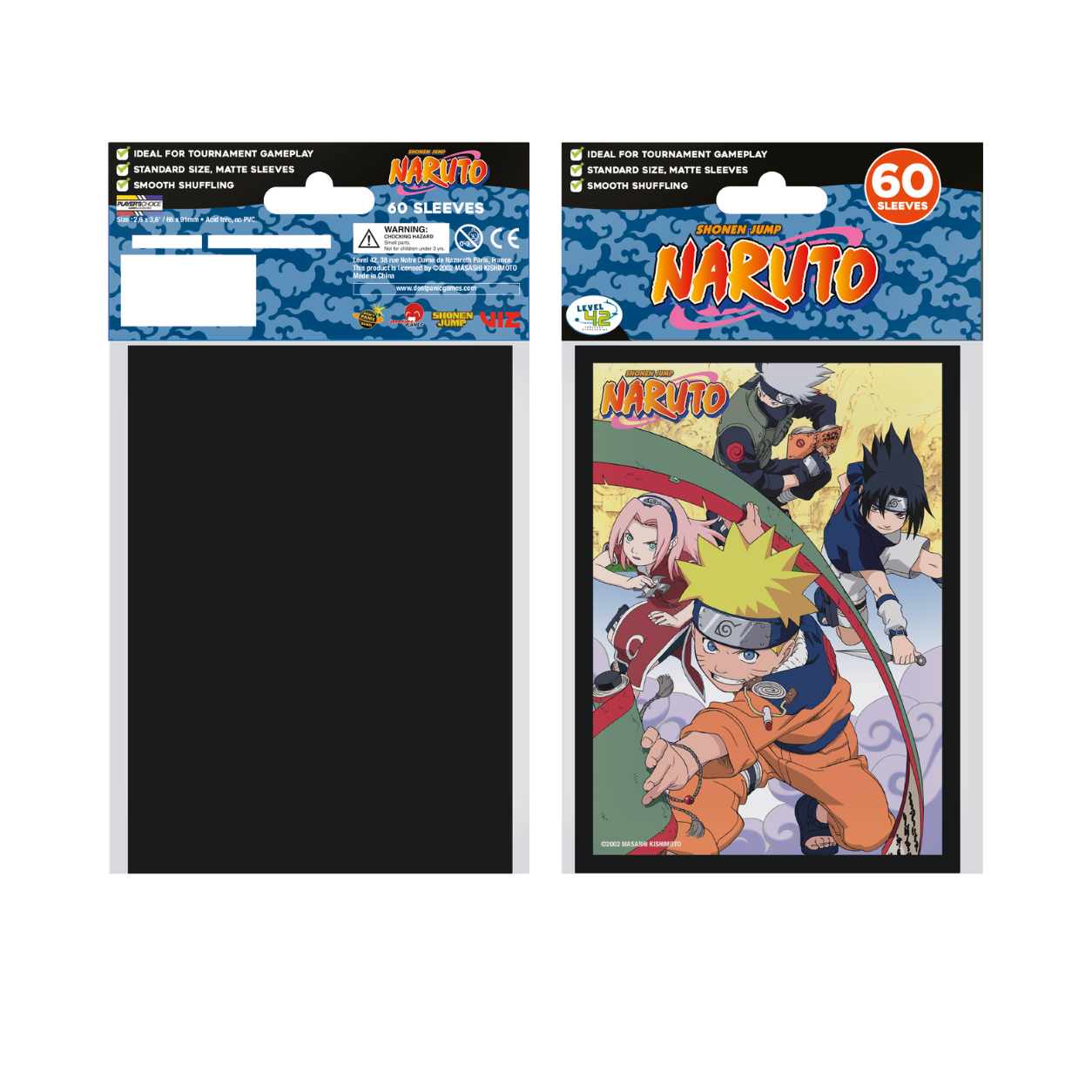 Dragon Pro Gaming (DPG) Standard Sleeves – Naruto Konoha Team (60 Fundas)