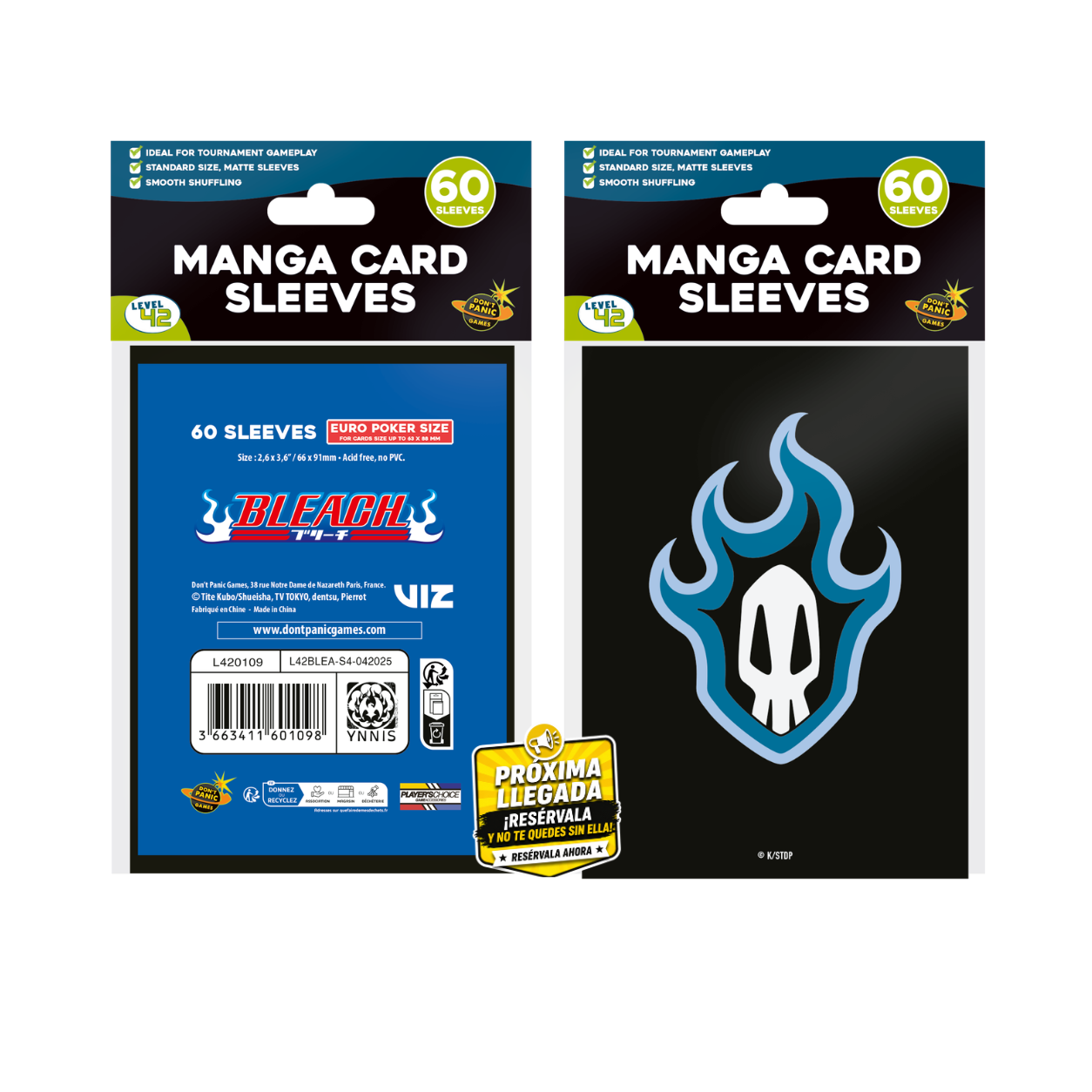 Dragon Pro Gaming (DPG) Standard Sleeves – Bleach Shinigami Mark (60 Fundas)