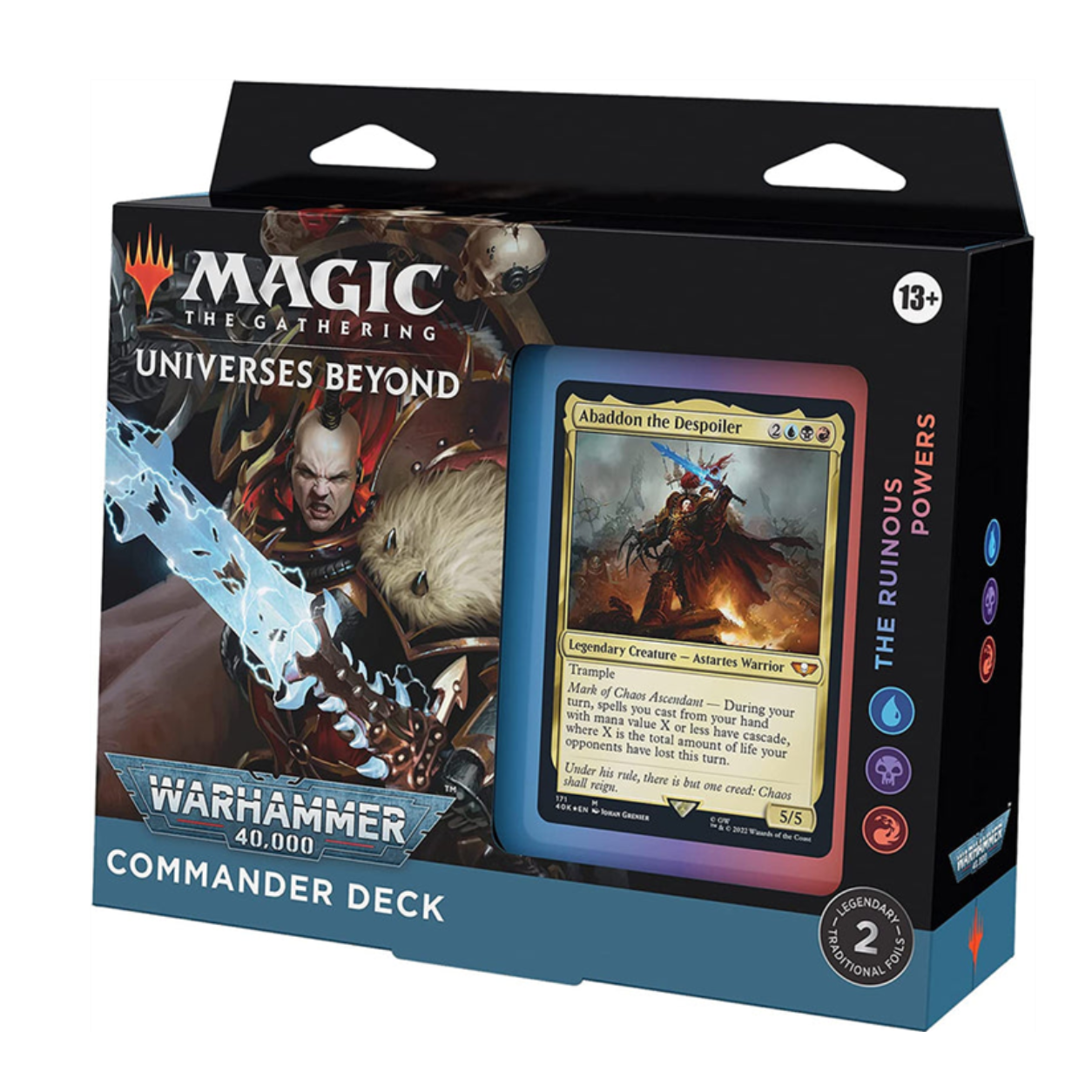 Warhammer 40.000 Commander Deck – Los Poderes Ruinosos – Español