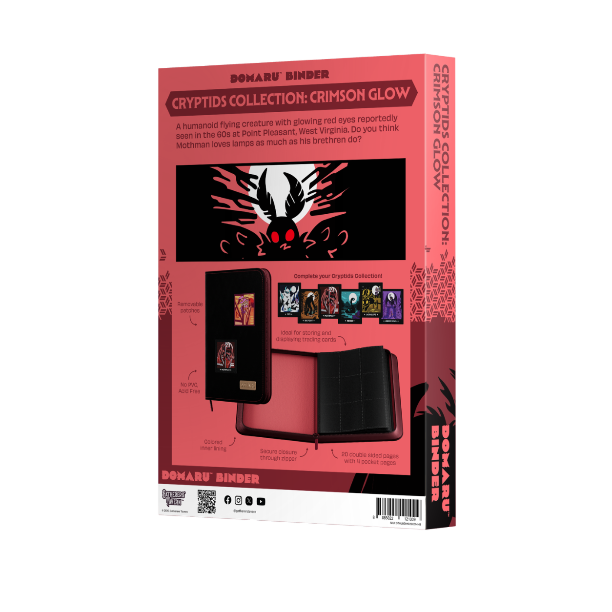 Gatherers' Tavern DOMARU 9-Pocket Binder – Cryptids Collection: Crimson Glow