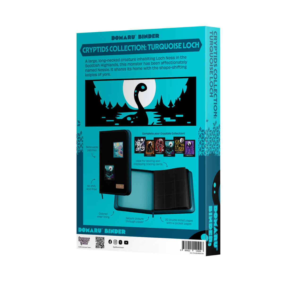 Gatherers' Tavern DOMARU 9-Pocket Binder – Cryptids Collection: Turquoise Loch