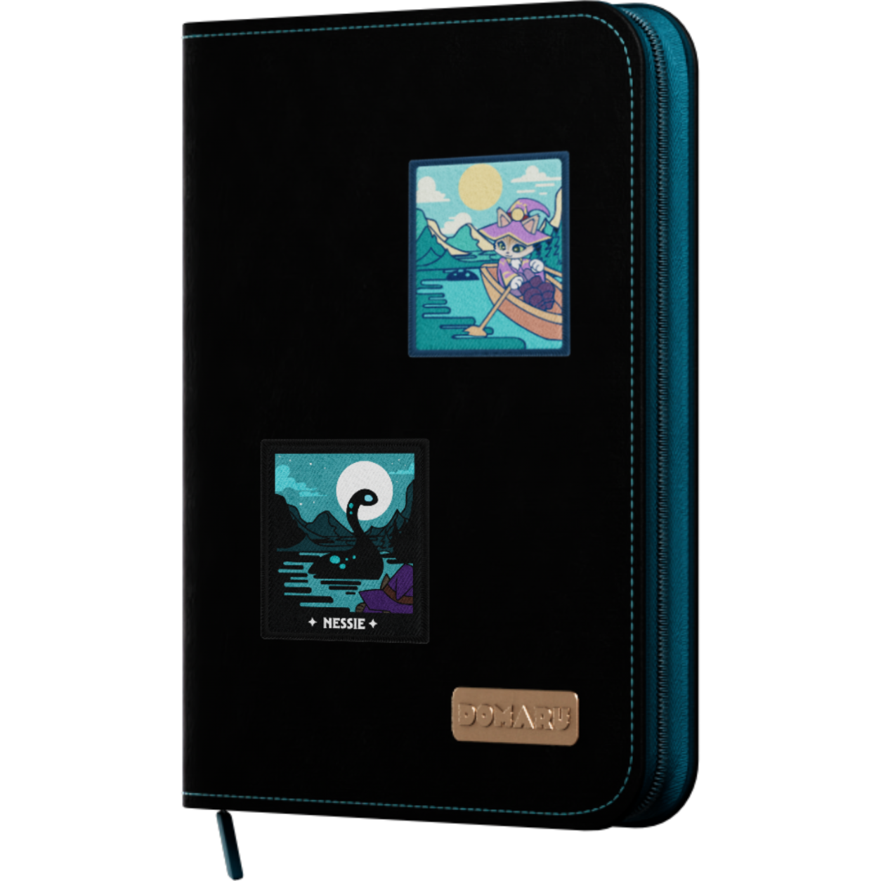Gatherers' Tavern DOMARU 9-Pocket Binder – Cryptids Collection: Turquoise Loch