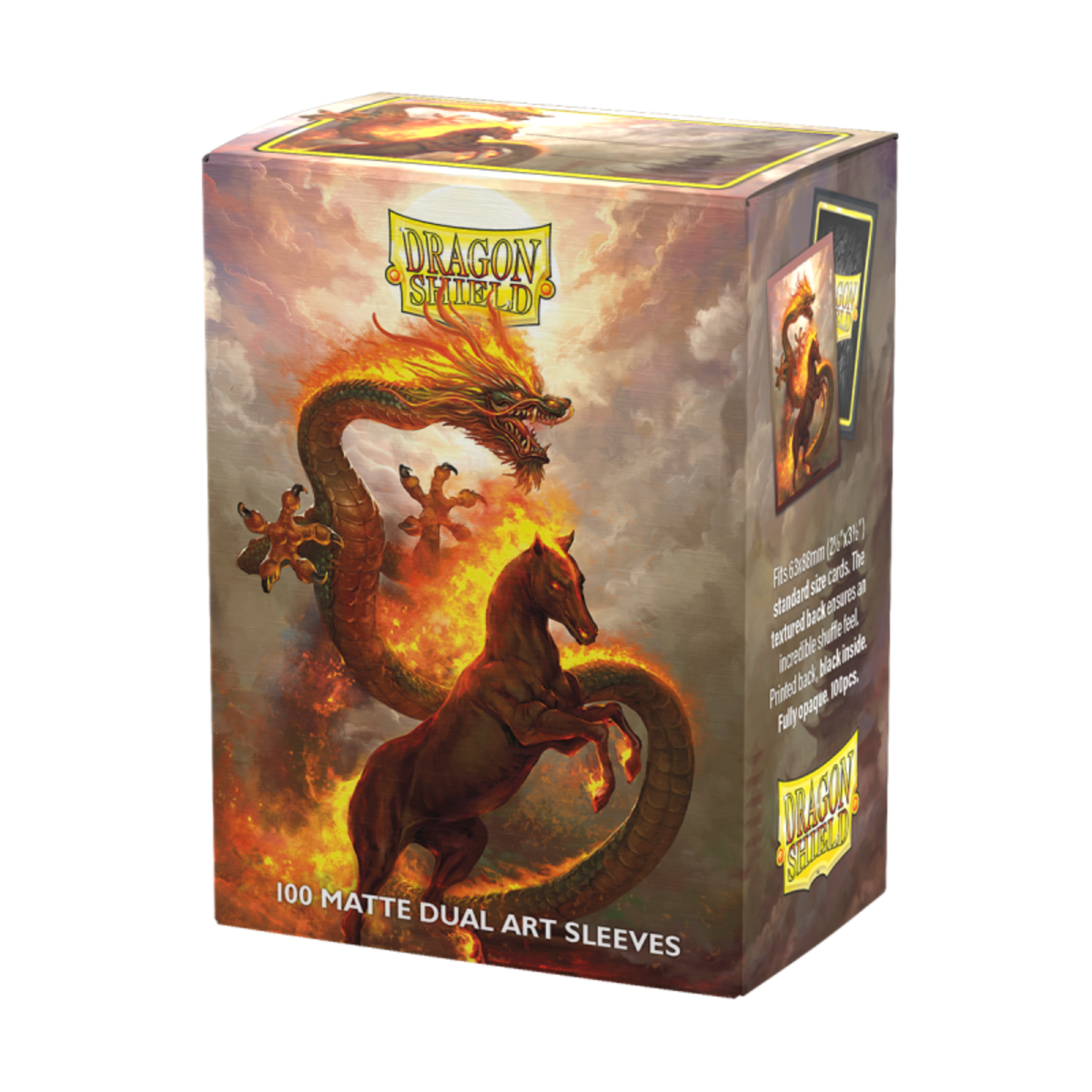 Dragon Shield Fire Horse 2026 Matte Dual Art – 100 Fundas