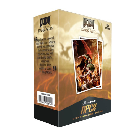 Ultra PRO DOOM Apex Deck Protector Sleeves – DOOM 1 (105 Fundas)