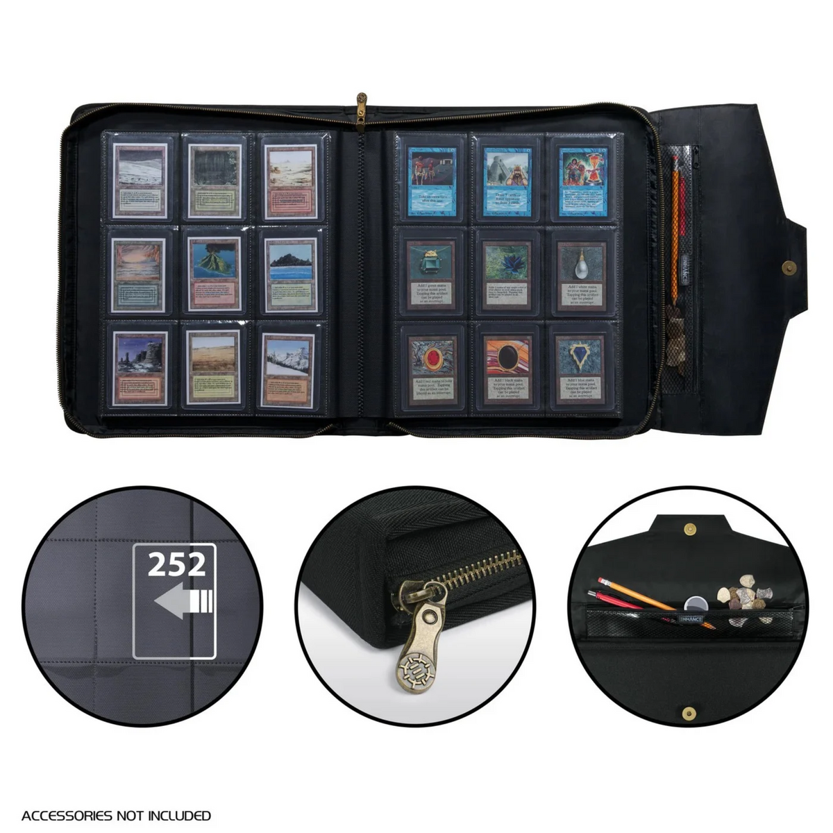 ENHANCE Standard Toploader Binder – Álbum para 252 Toploaders