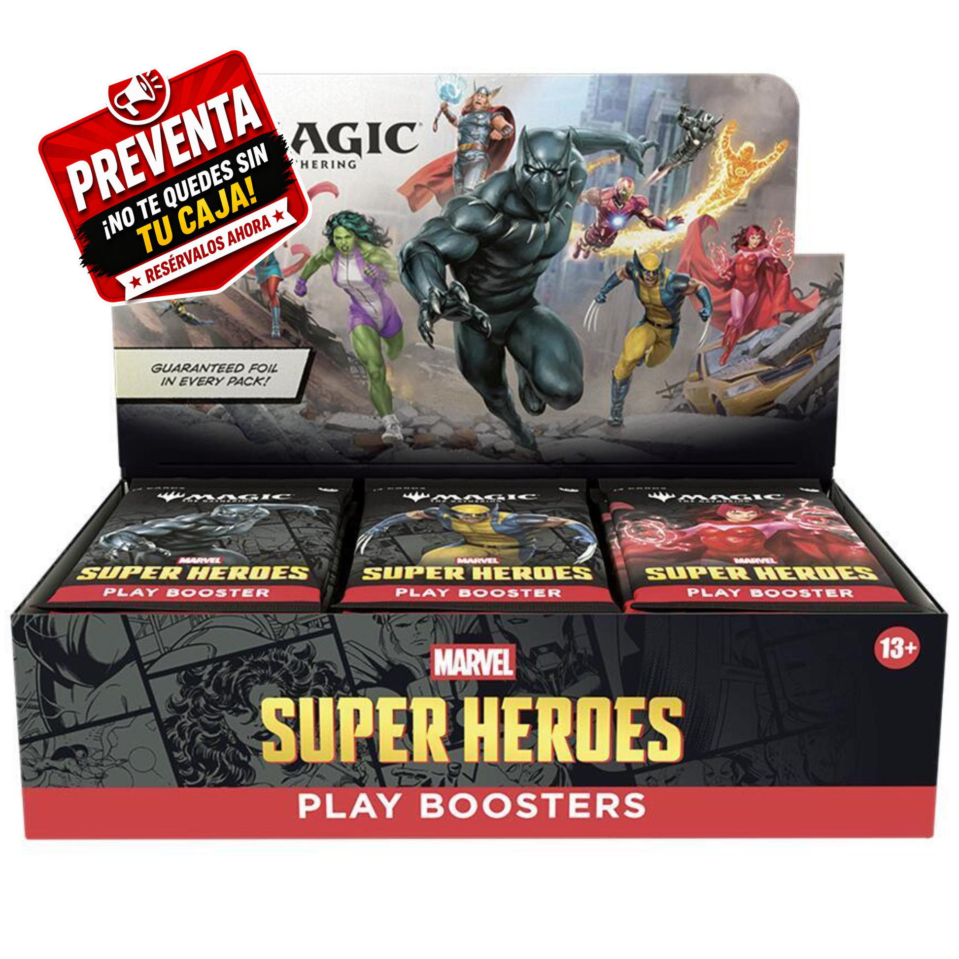 MAGIC THE GATHERING – MARVEL SUPER HEROES PLAY BOOSTER BOX (PREVENTA) (10844833907034)