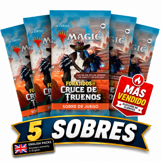 Pack 5 Sobres Forajidos de Cruce de Truenos (EN)