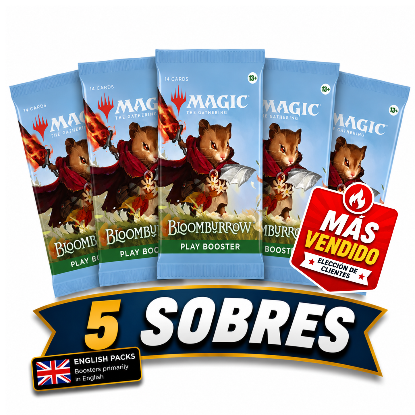 Pack 5 Sobres Bloomburrow (EN)